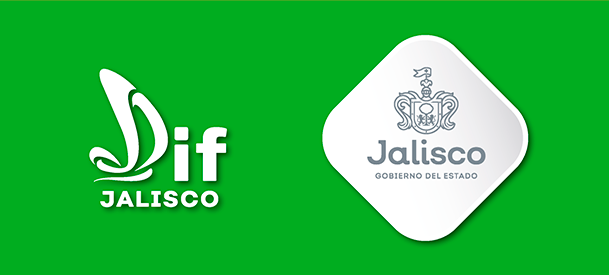 Logos del DIF Jalisco y el Gobierno del Estado