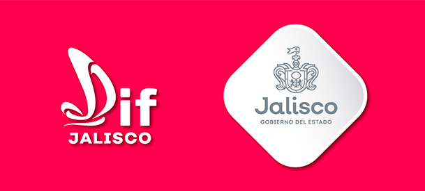 Logos del DIF Jalisco y el Gobierno del Estado